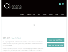 Tablet Screenshot of co-mana.com